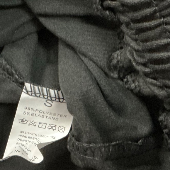 Pajama set NWOT Men’s black shorts and T with Teddy selfie size S - Picture 4 of 7